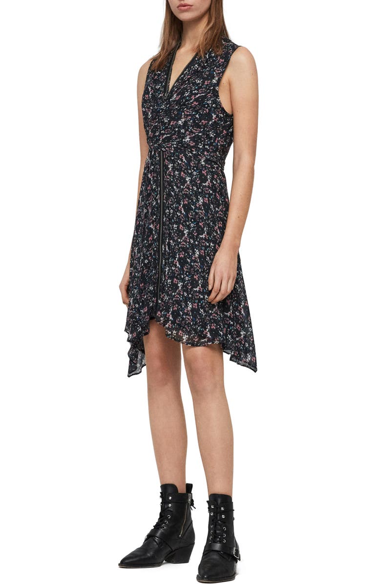 AllSaints Jayda Dress, Main, color,