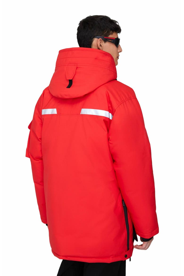 VOSTOK | Hooded Down Expedition Jacket, Alternate, color, Fiery Red