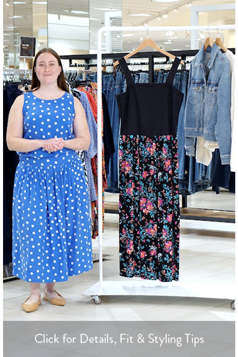Floral Sleeveless Maxi Dress video