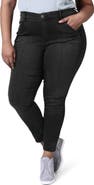 SLINK Jeans Pintuck High Waist Ankle Slim Jeans