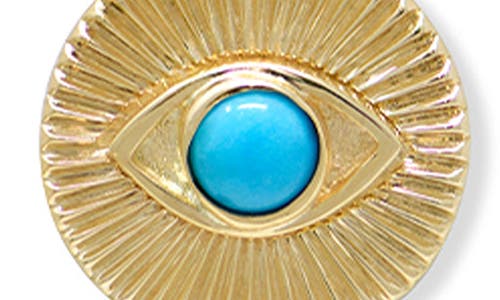 Anzie Classique Evil Eye Ripple Fluted Medallion