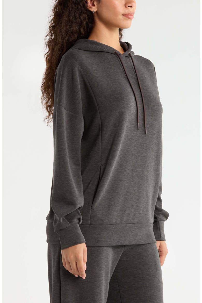 Soft Luxe Relaxed Hoodie, Alternate, color, BROWN MOLE HEATHER
