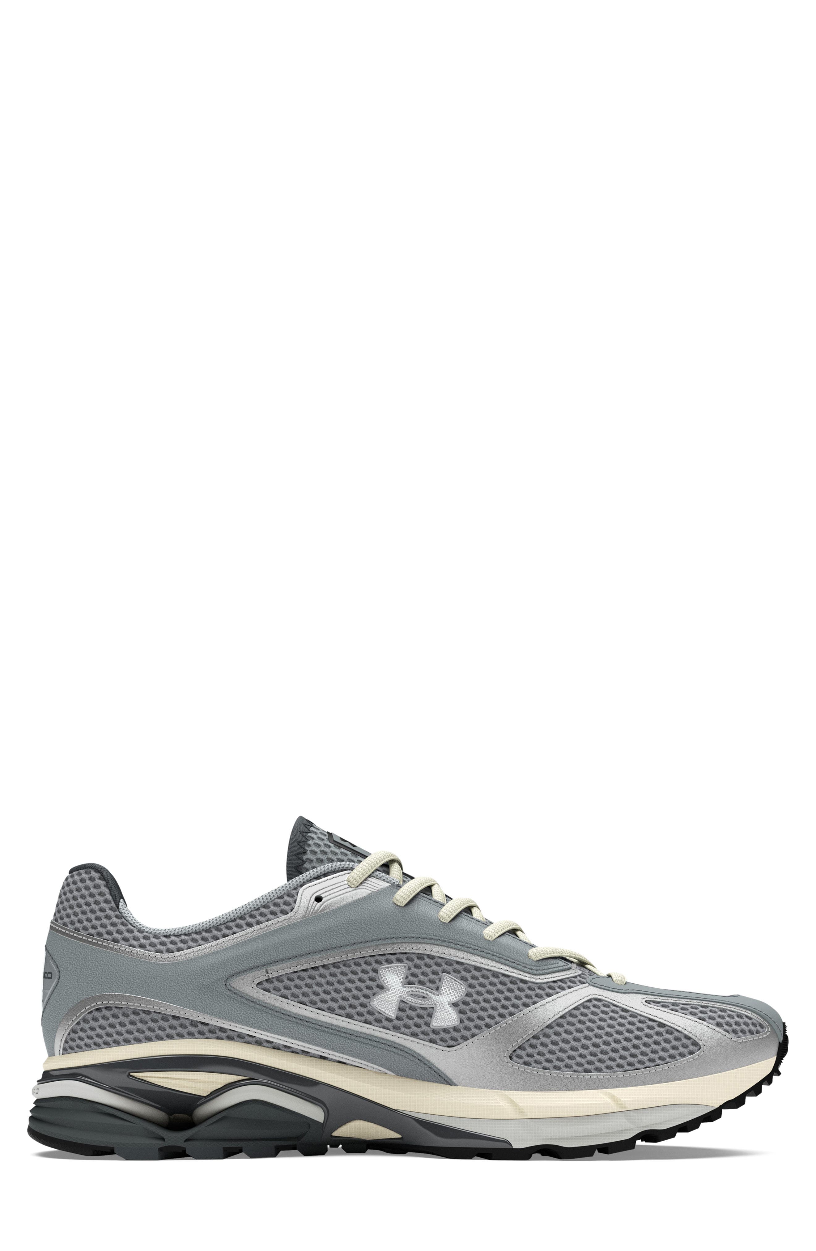 Gender Inclusive UA Apparition Sneaker, Alternate, color, STEEL / IVORY DUNE