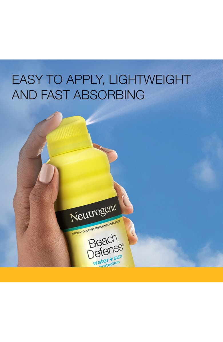 NEUTROGENA Beach Defense Water + Sun Protection Sunscreen Spray Broad Spectrum SPF 50, Alternate, color, 