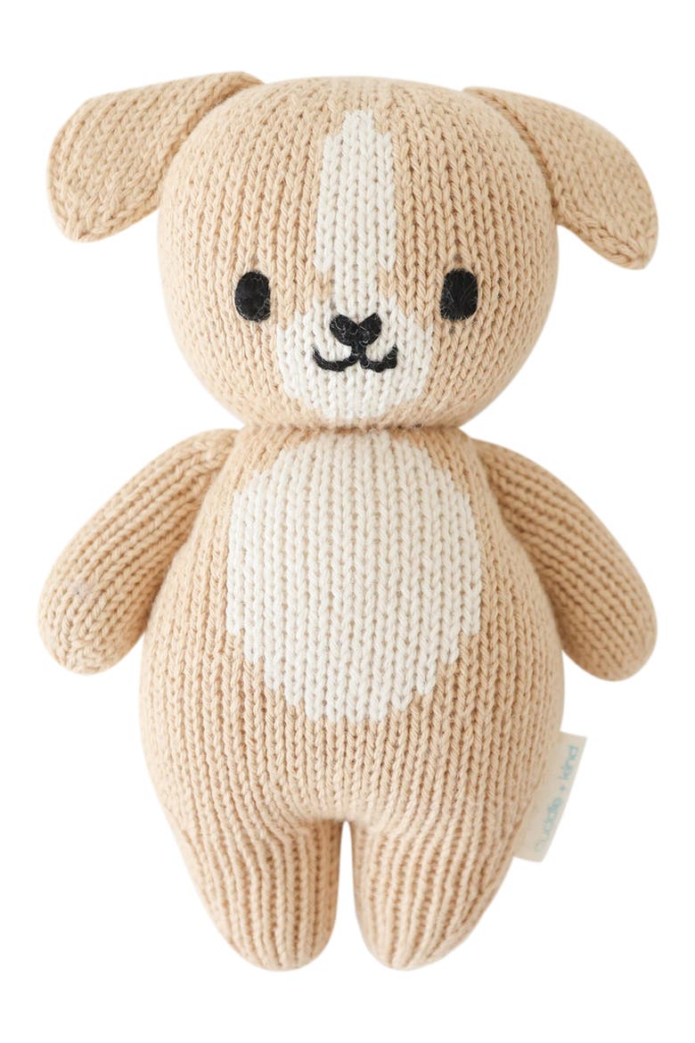 Baby Puppy Stuffed Animal, Main, color, BROWN