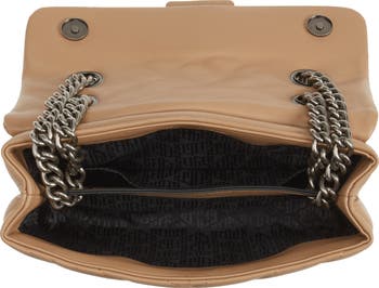 Kensington X Quilted Leather Shoulder Bag