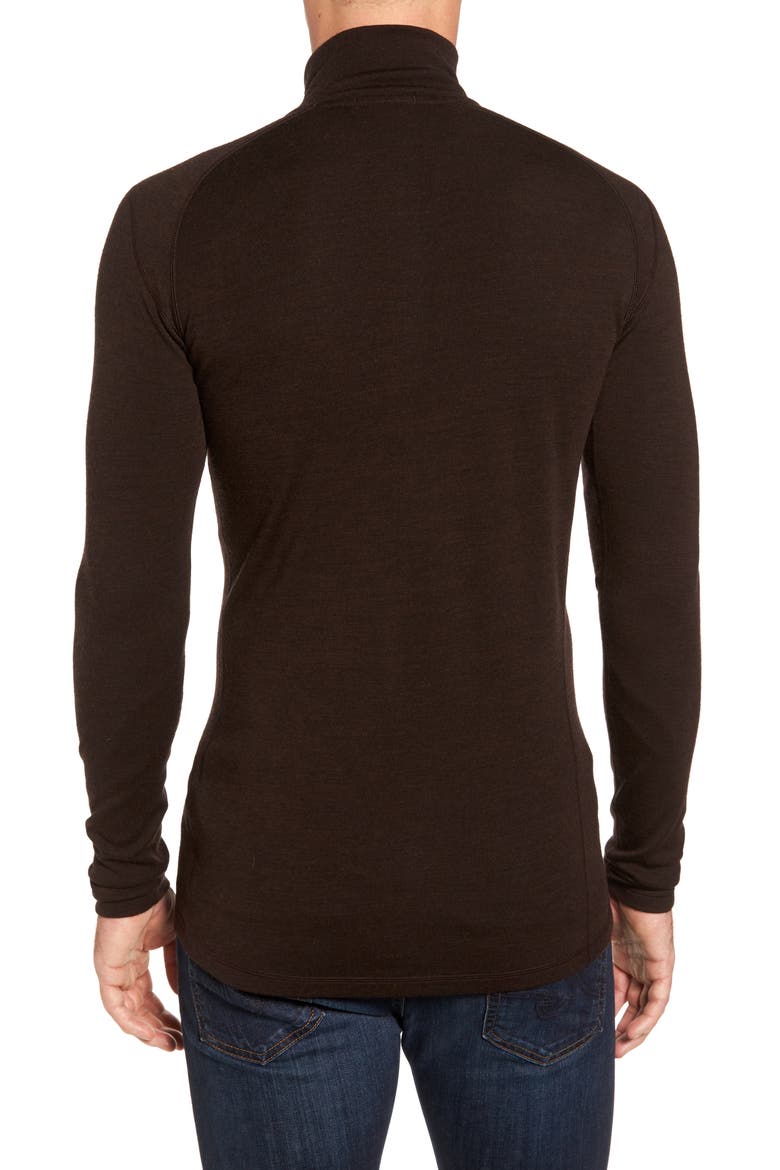 Merino 250 Base Layer Quarter Zip Pullover, Alternate, color, SUMATRA HEATHER