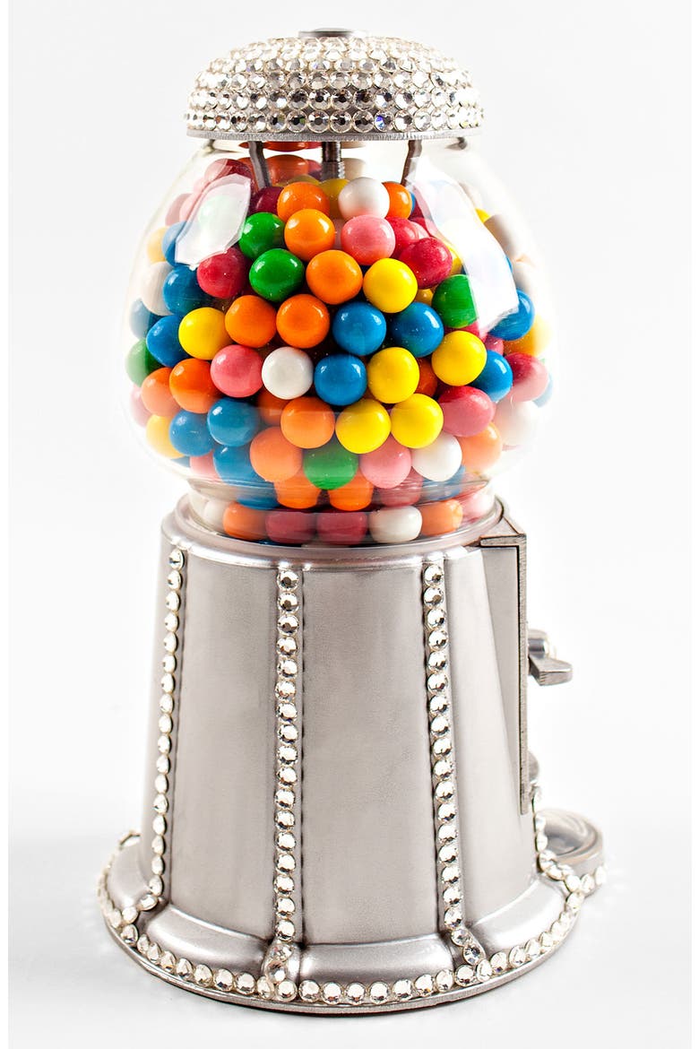 'Junior' Swarovski Crystal Gumball Machine, Alternate, color, SILVER