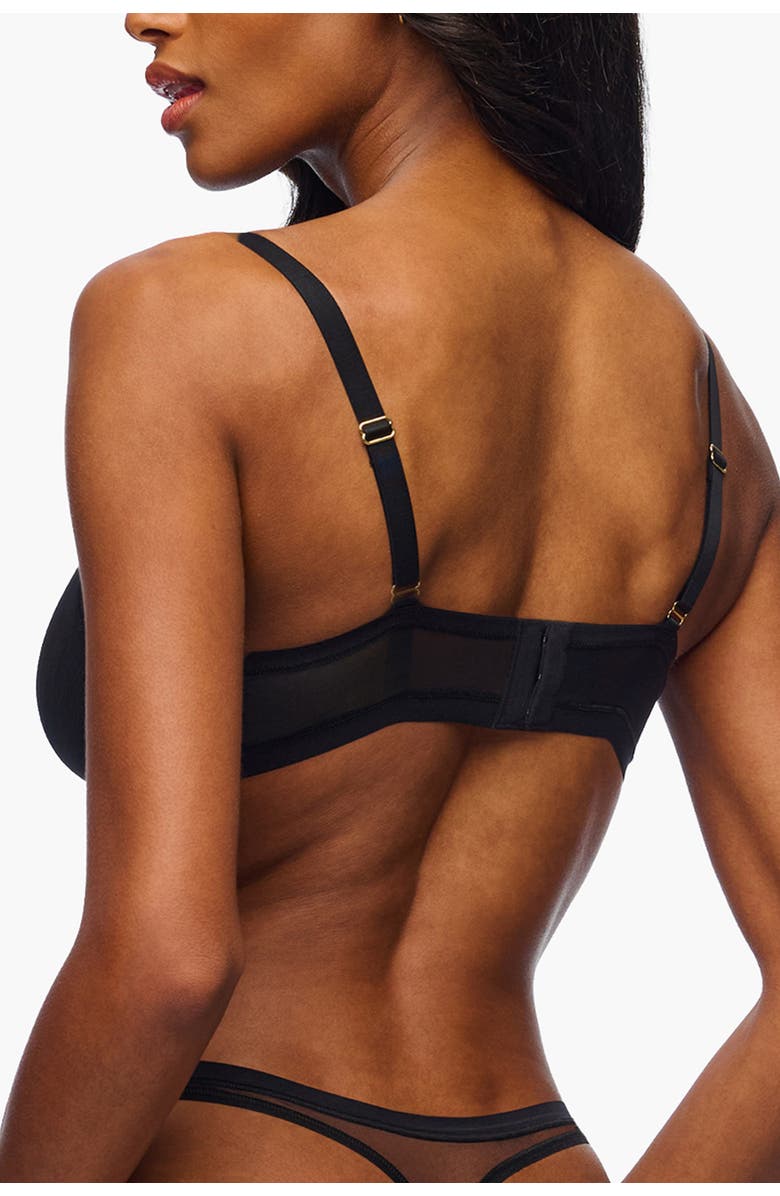 Cosabella Soire Iconic Curvy Bralette, Alternate, color, Black