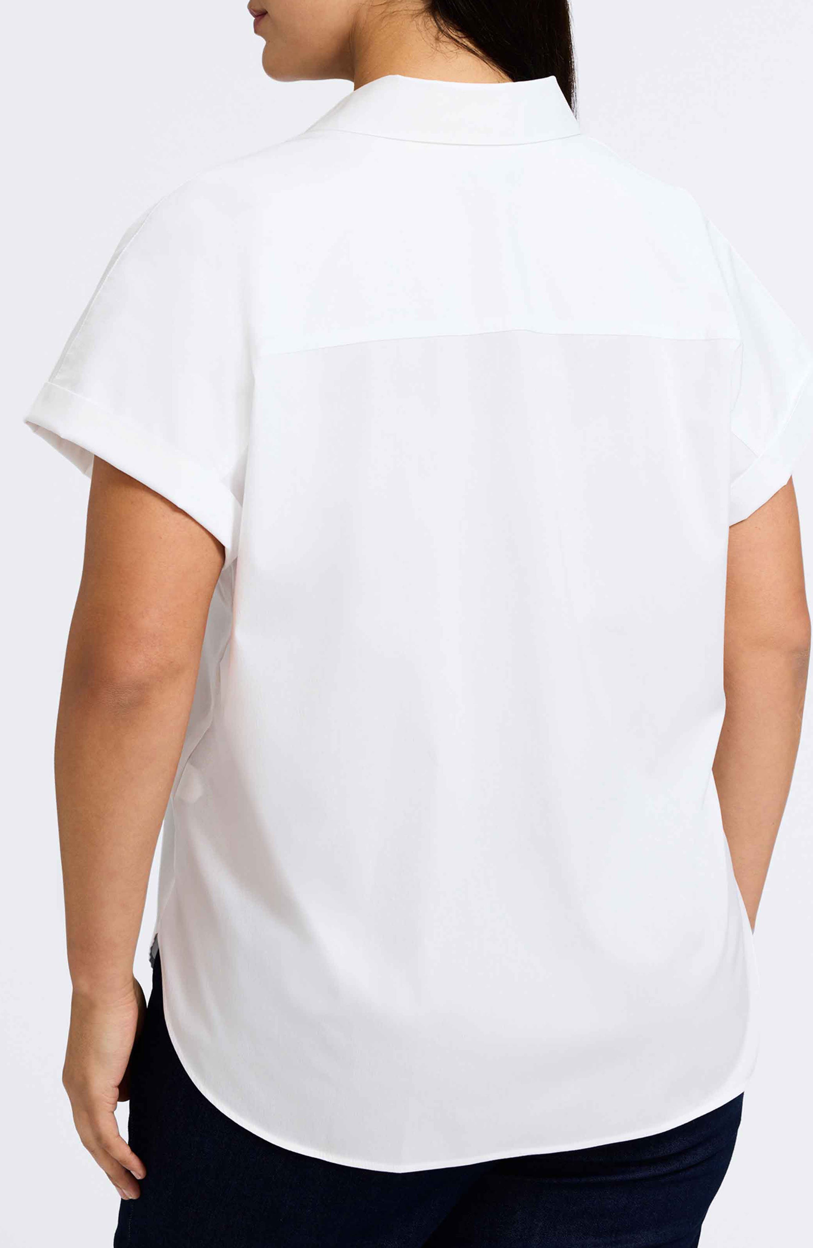 Abigail Short Sleeve Button-Up Shirt - image 4
