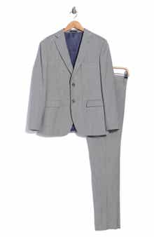 Windowpane Two Button Suit