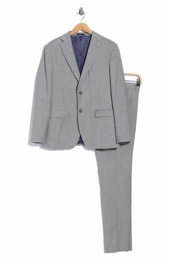 Windowpane Two Button Suit