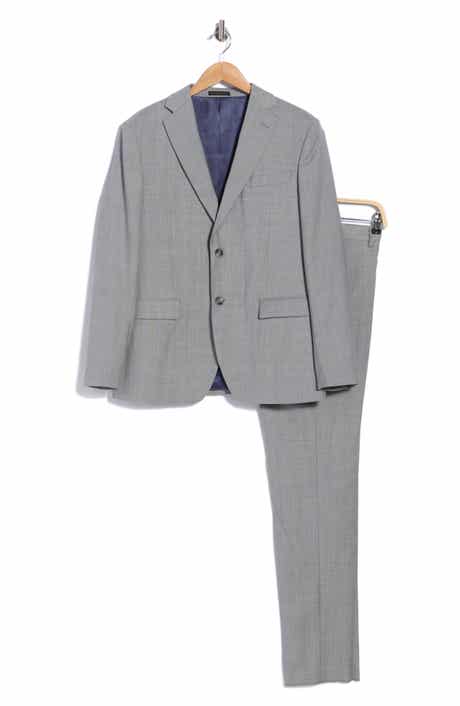 Windowpane Two Button Suit