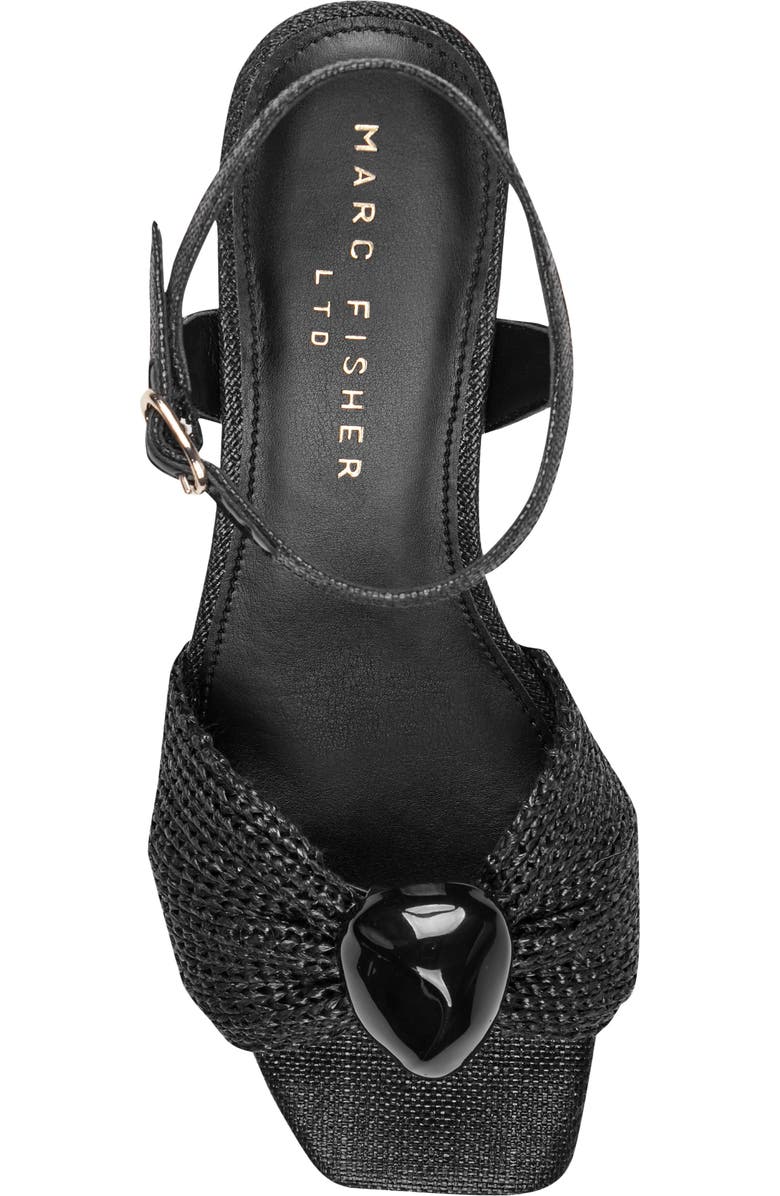 Marc Fisher LTD Candey Platform Sandal, Alternate, color, Black