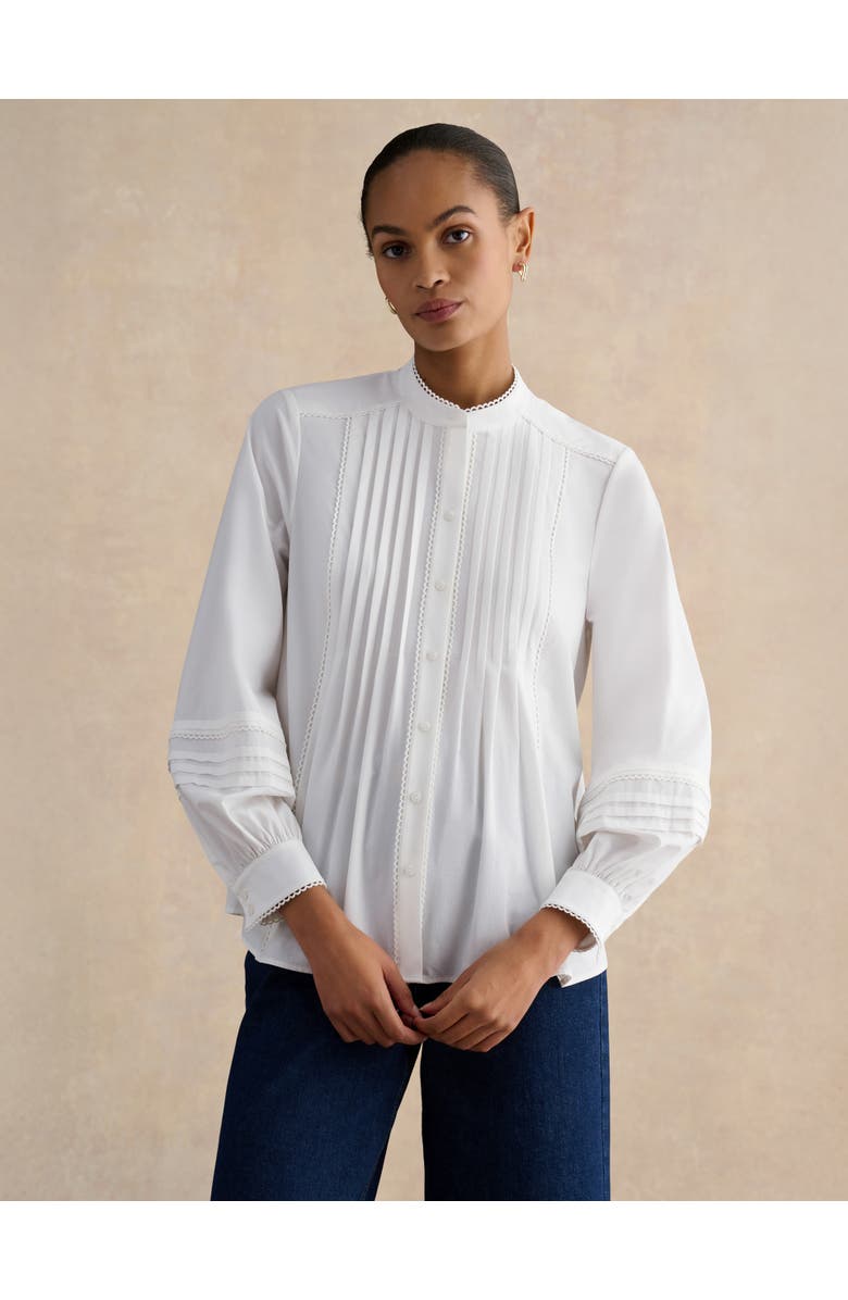 HOBBS LONDON Mariette Blouse, Main, color, Ivory