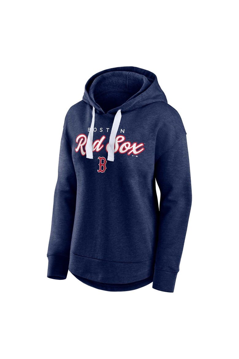 Women's Fanatics Branded Heather Navy Boston Red Sox Set to Fly Pullover Hoodie, Alternate, color, Heather Navy