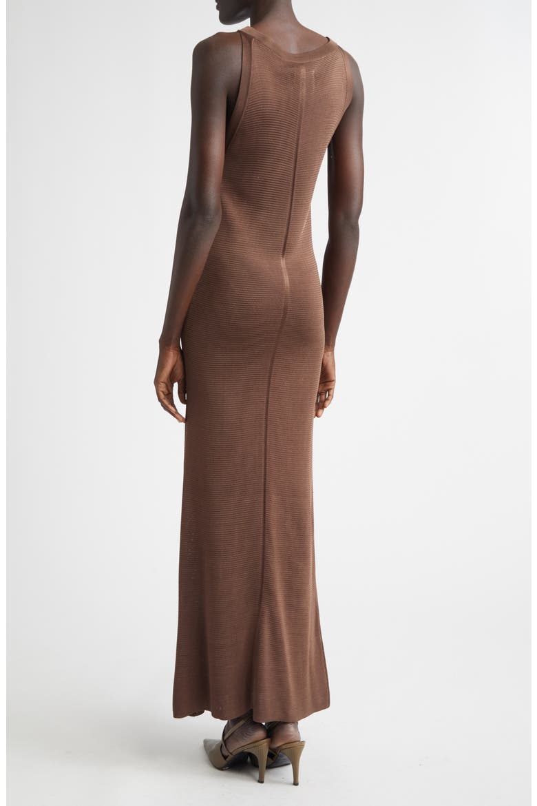 Pablo Sleeveless Maxi Dress, Alternate, color, BROWN