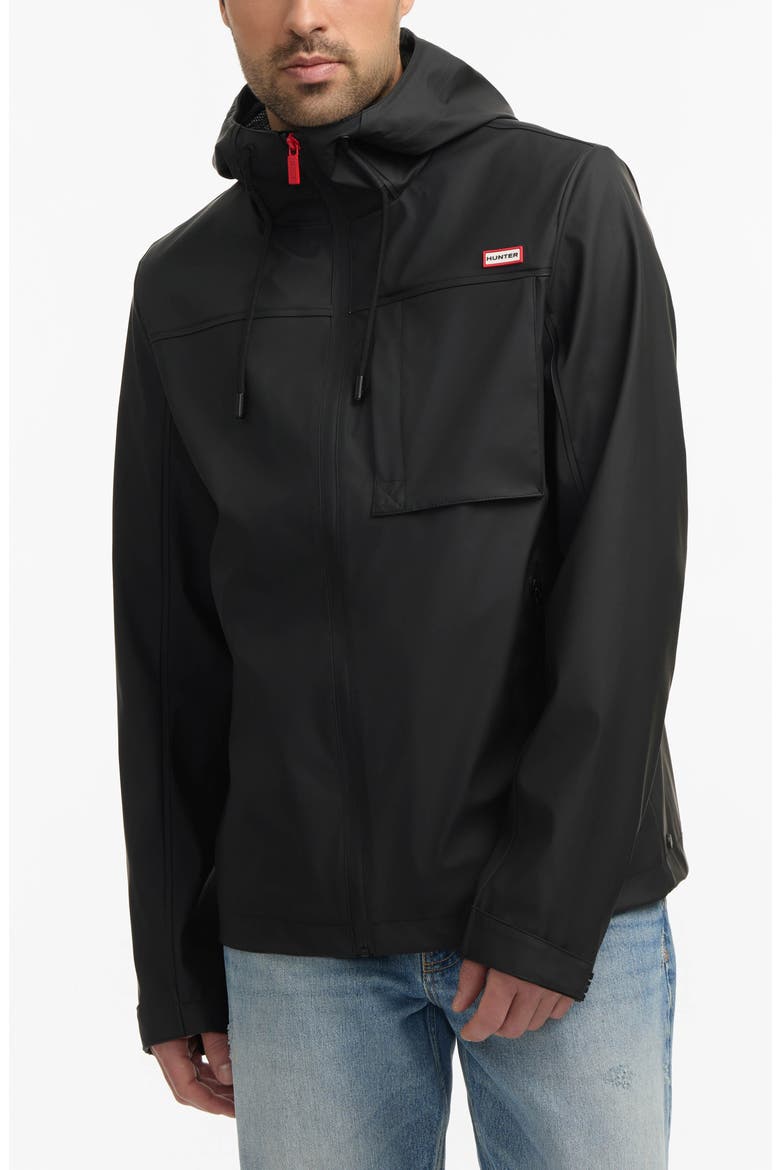 Mill 2.0 Coated Rain Jacket, Main, color, BLACK
