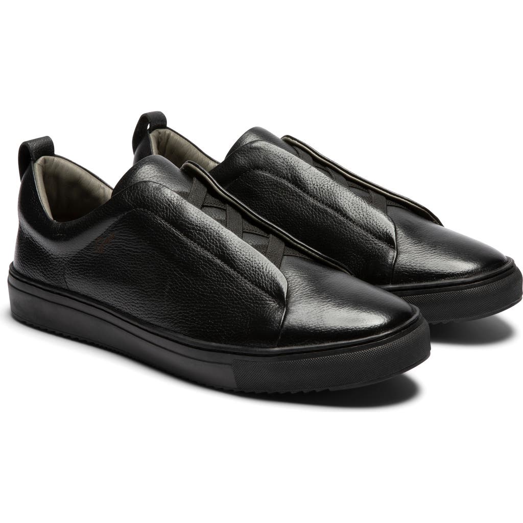 Gernie 33 Laceless Low Top Sneaker in Black Grainy at Nordstrom Rack, Size 13