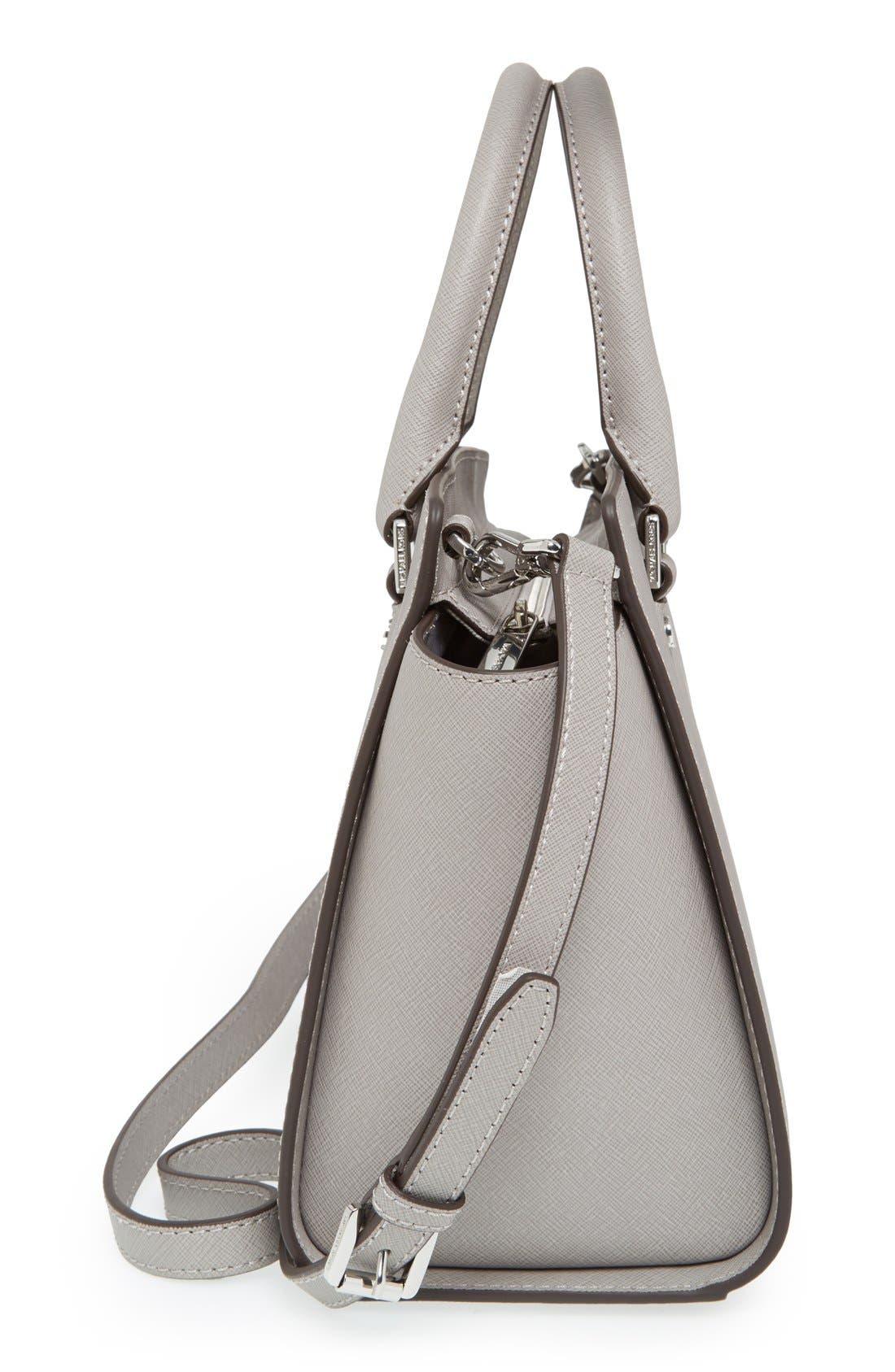 MICHAEL Michael Kors 'Selma Medium' Zip-Top Satchel, Alternate, color, 