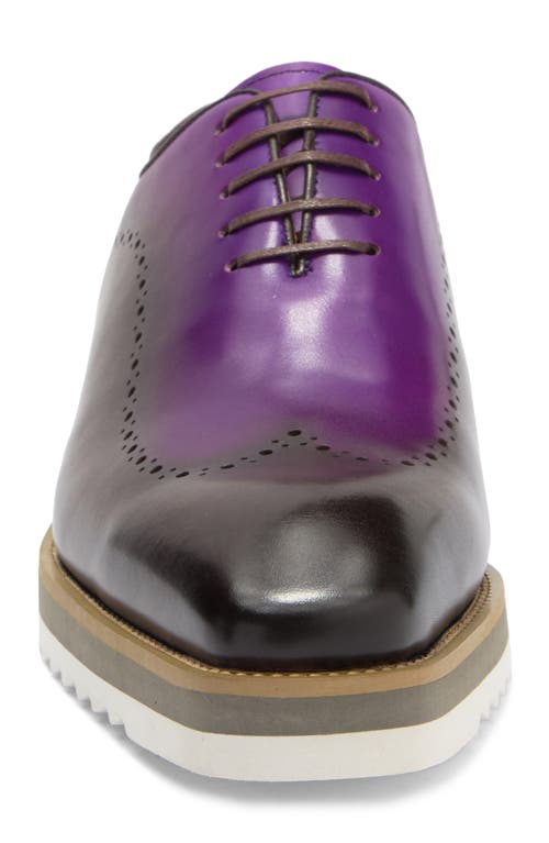 Maison Forte Palomar Wholecut Oxford In Purple