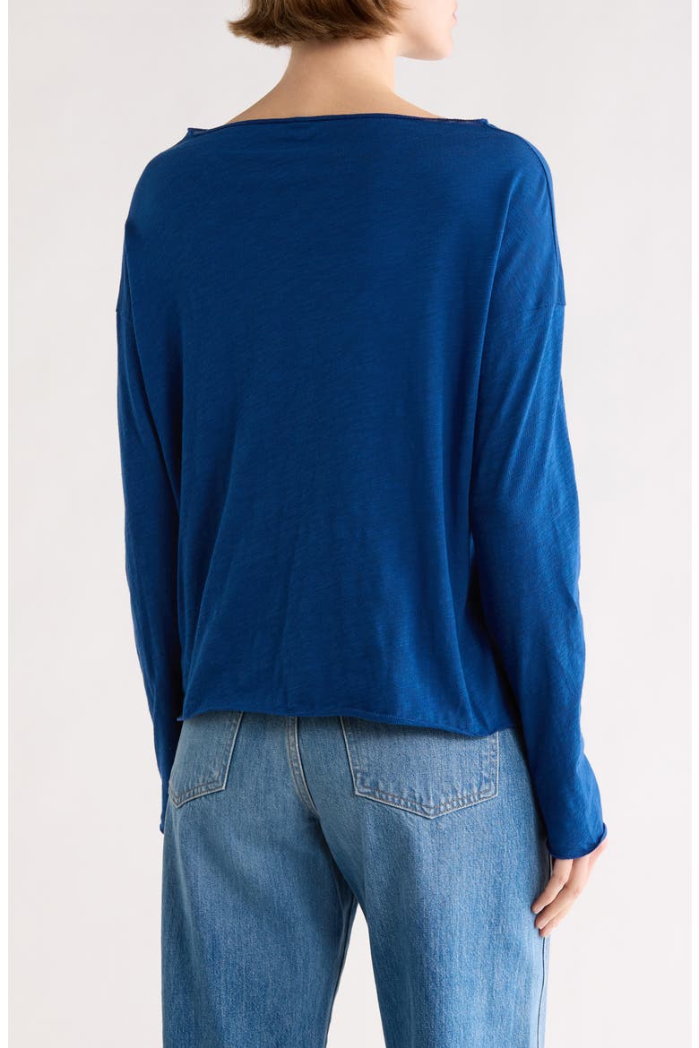 Boat Neck Sweater, Alternate, color, LYONS BLUE