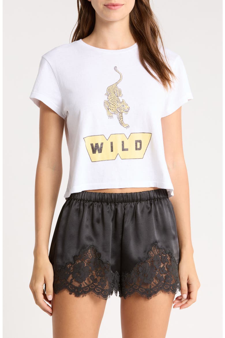 1950s Boxy Wild Graphic T-Shirt, Main, color, OPTIC WHITE