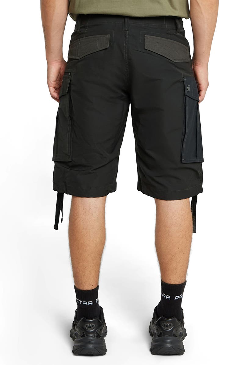 G-STAR Rovic Loose Fit Cargo Shorts, Alternate, color, Dark Black