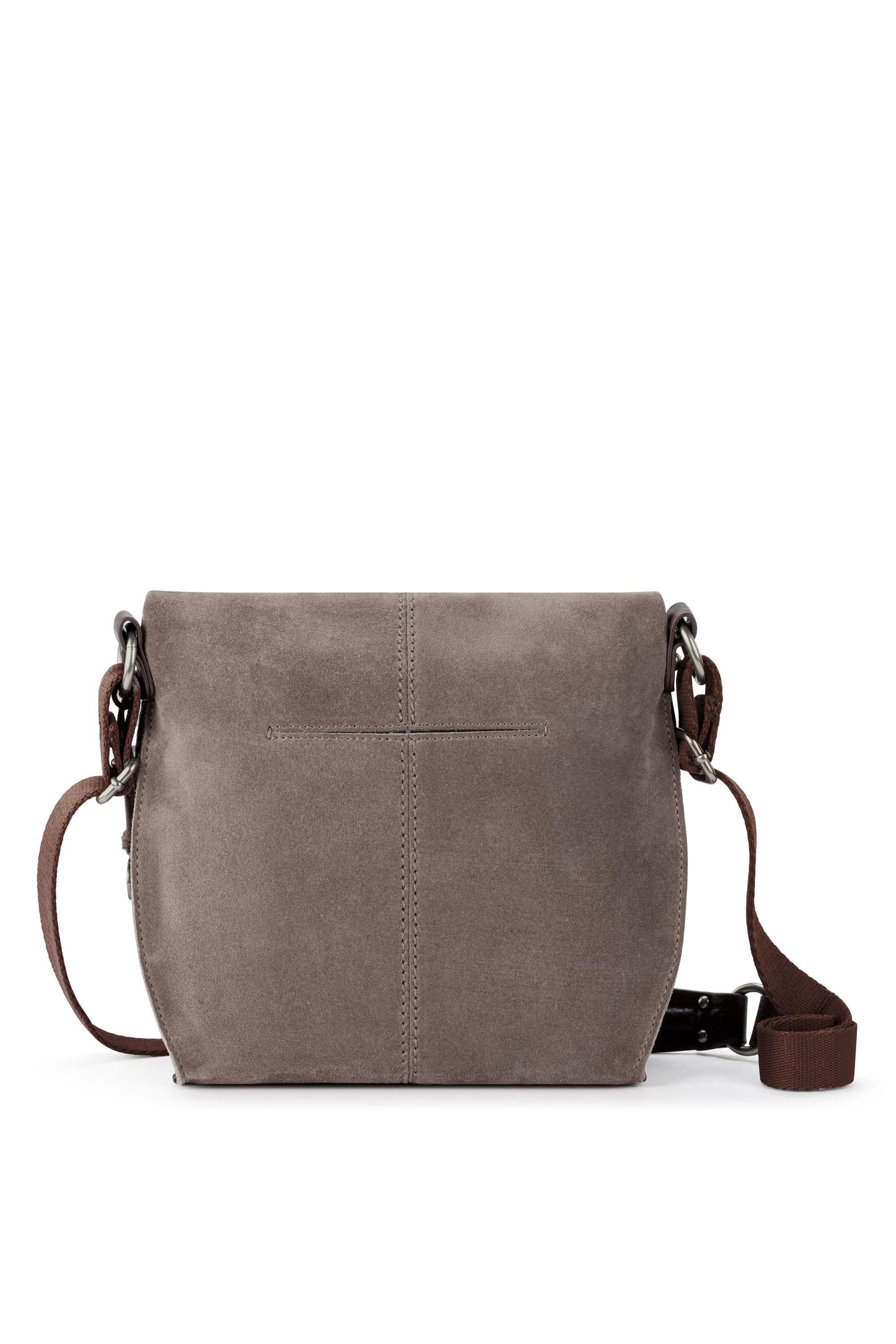 Silverlake Crossbody Bag, Alternate, color, Mushroom Suede