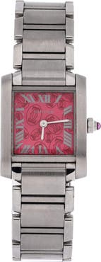 Pre-Owned Cartier Limited Edition Tank Francaise Quartz Watch Stainless Steel 20