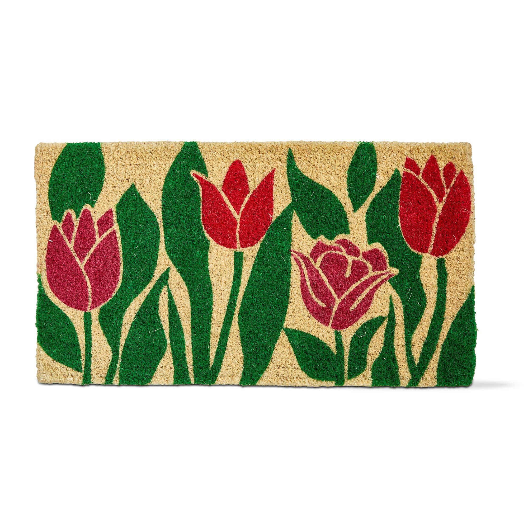 tag Tulip Flower Coir Doormat