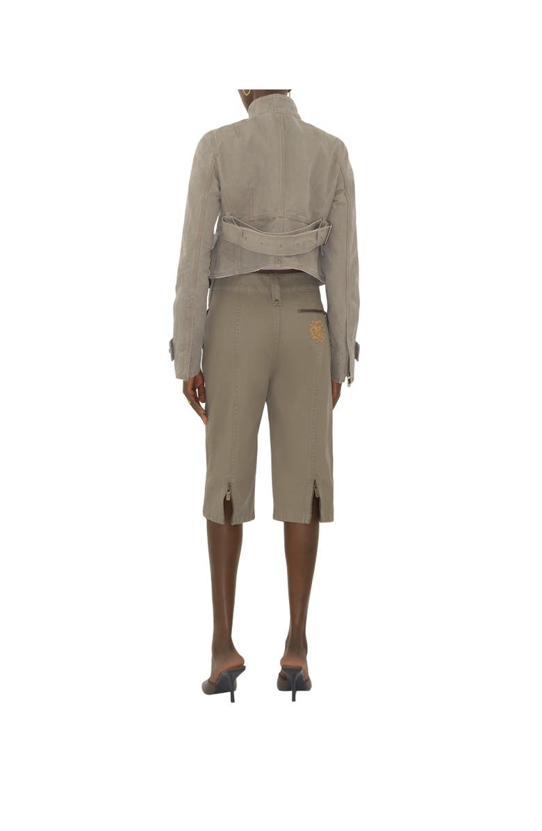 Burberry B Crest Cotton Tailored Jacket, Alternate, color,