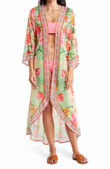 RANEES Floral Print Duster