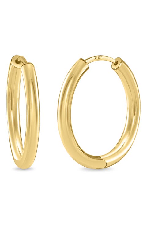 14k Gold Hoop Earrings