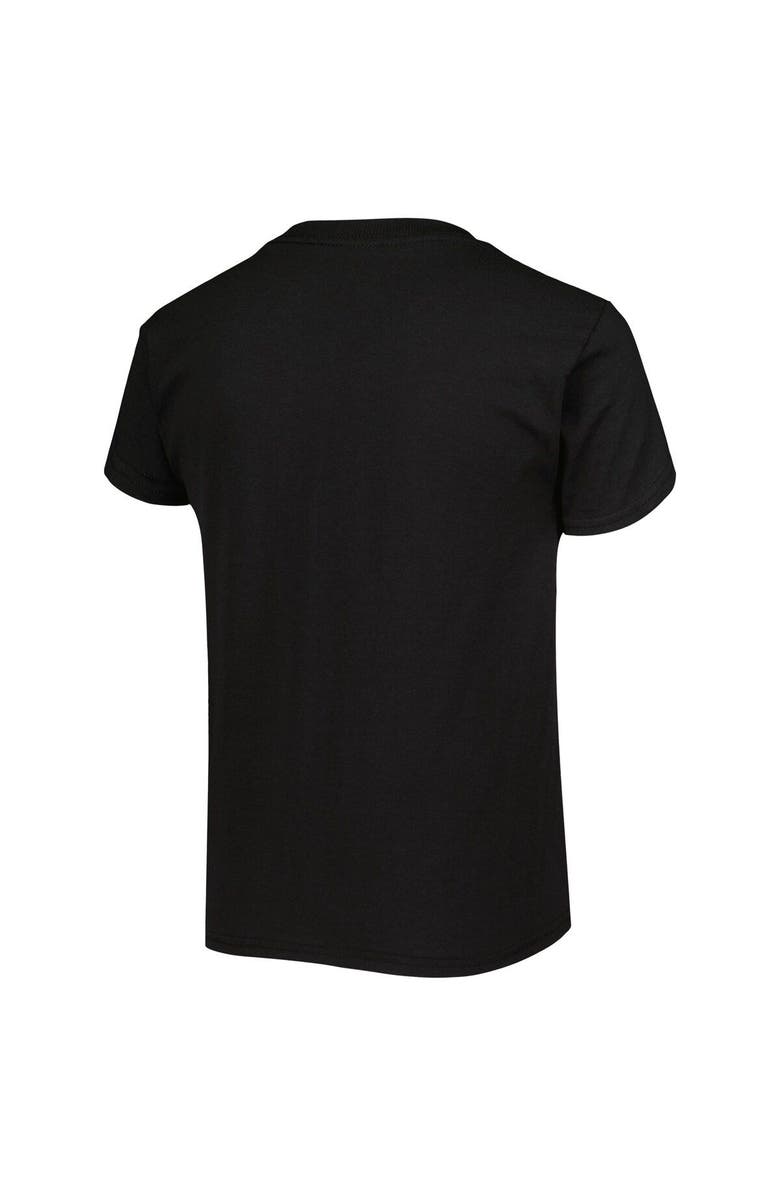 Outerstuff Youth Black Pittsburgh Penguins Disney Donald Duck Three-Peat T-Shirt, Alternate, color,