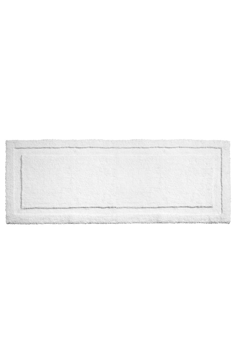 iDesign Microfiber Bath Mats - 3 Piece Bathroom Rugs - Set of 3 - Bright White, Alternate, color,