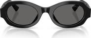 AX Armani Exchange 49mm Irregular Oval Sunglasses