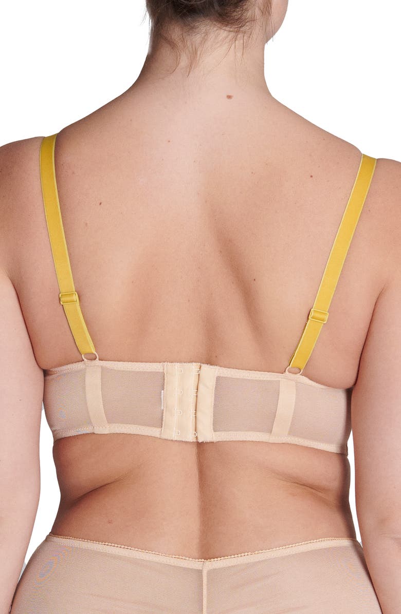 Simone Perele Adele Underwire Demi Bra, Alternate, color, Ginger