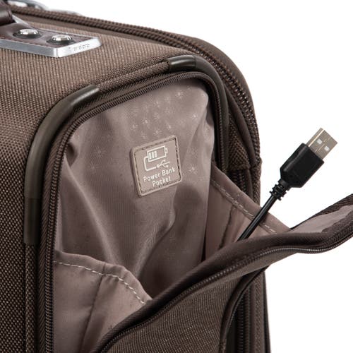 Travelpro Platinum Elite Softside Expandable Carry-on 22-inch 2 Wheel Upright Luggage In Rich Espresso