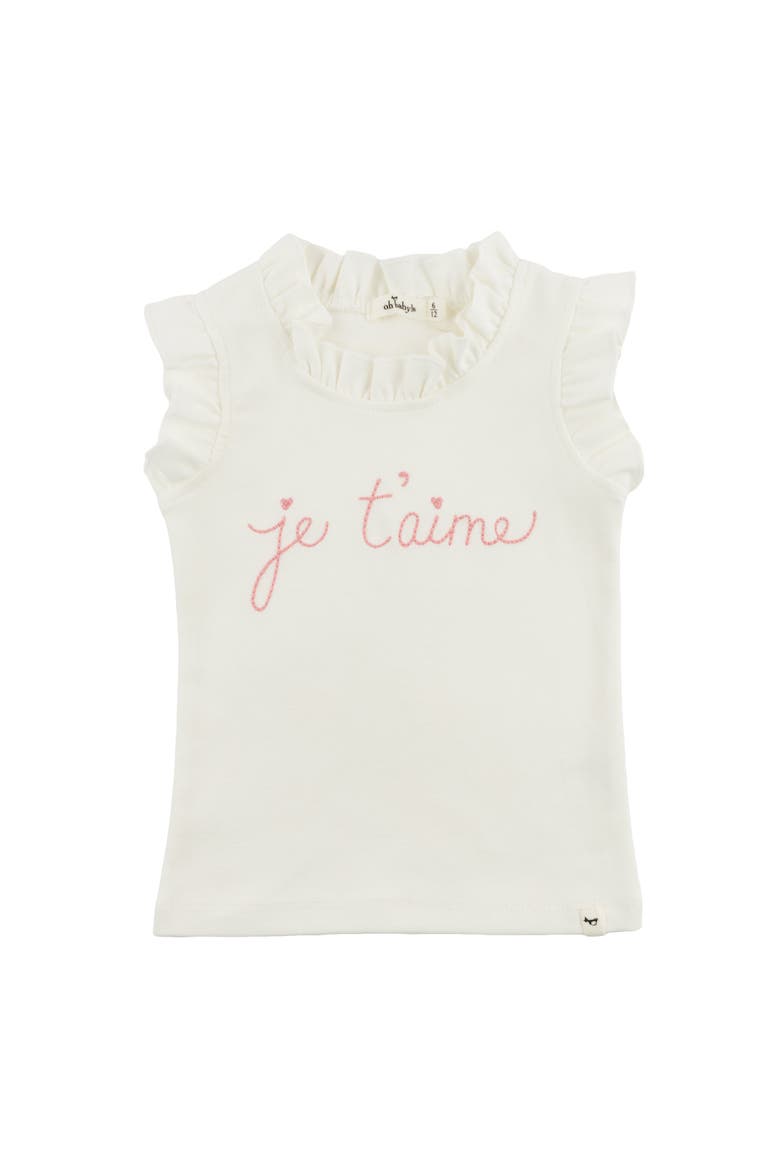 Je T'aime Rebekah Tank, Main, color, Oyster