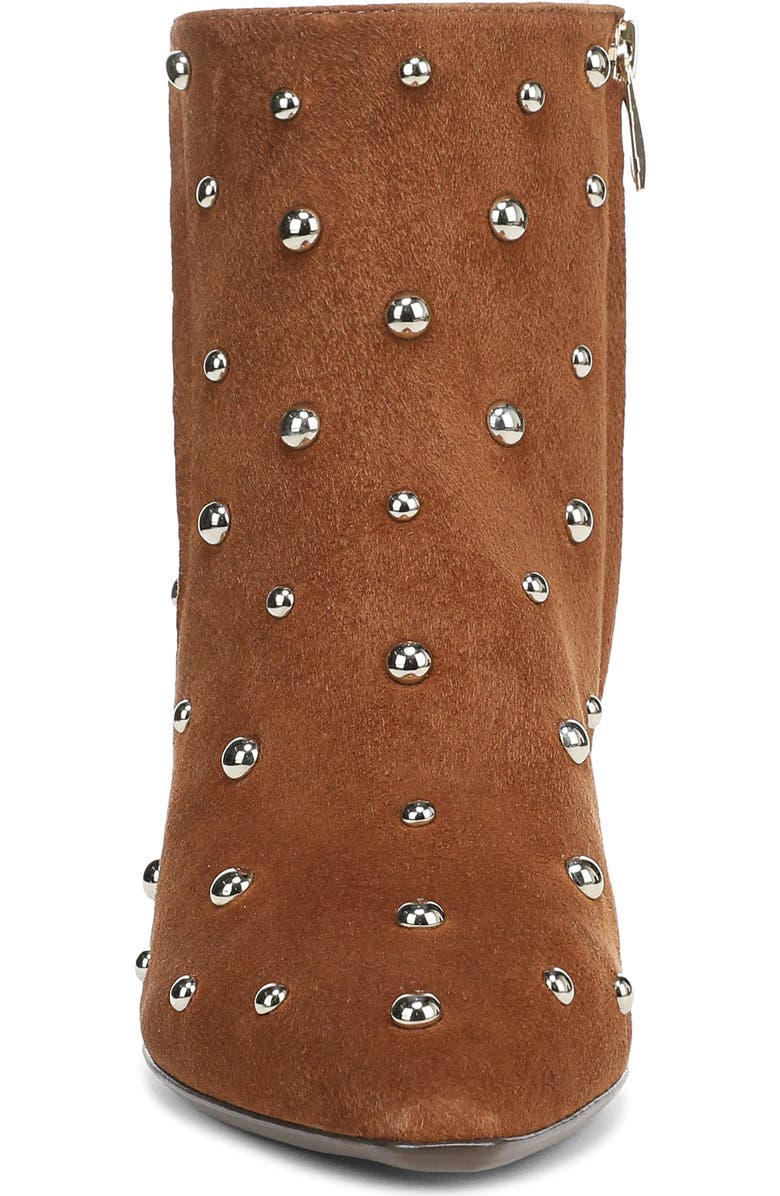 Naturalizer Deesha Stud Bootie, Alternate, color, Dark Chestnut Brown