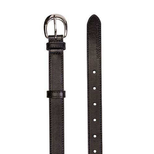 HALF MOON BELT BLACK SUEDE STUDIO HALF MOON BELT 