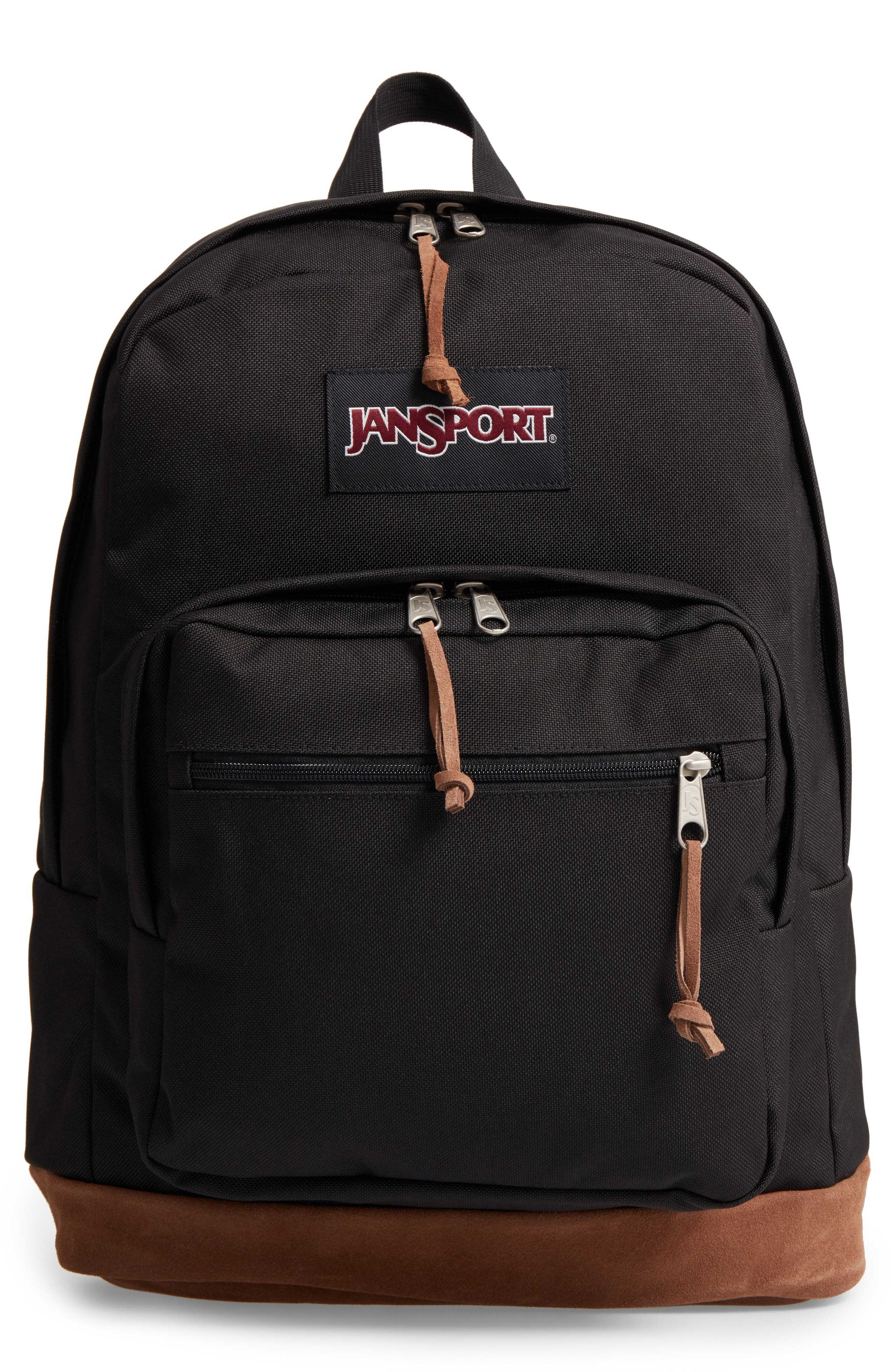 'Right Pack' Backpack, Main, color, BLACK