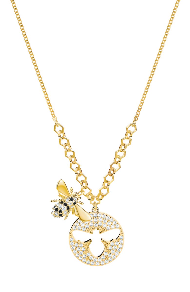 Swarovski Lisabel Crystal Bee Necklace, Main, color, 
