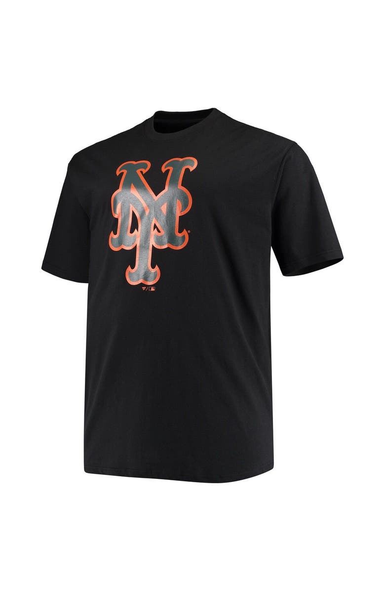 FANATICS Men's Fanatics Branded Pete Alonso Black New York Mets Big & Tall Wordmark Name & Number T-Shirt, Alternate, color, 
