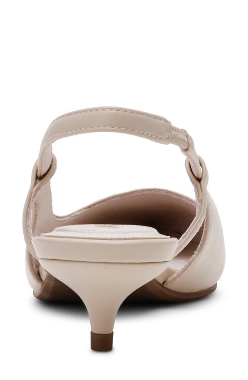 Anne Klein Shorty Slingback Pump In Brown