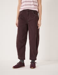 Hush Bryce Seam Detail Barrel Leg Trousers