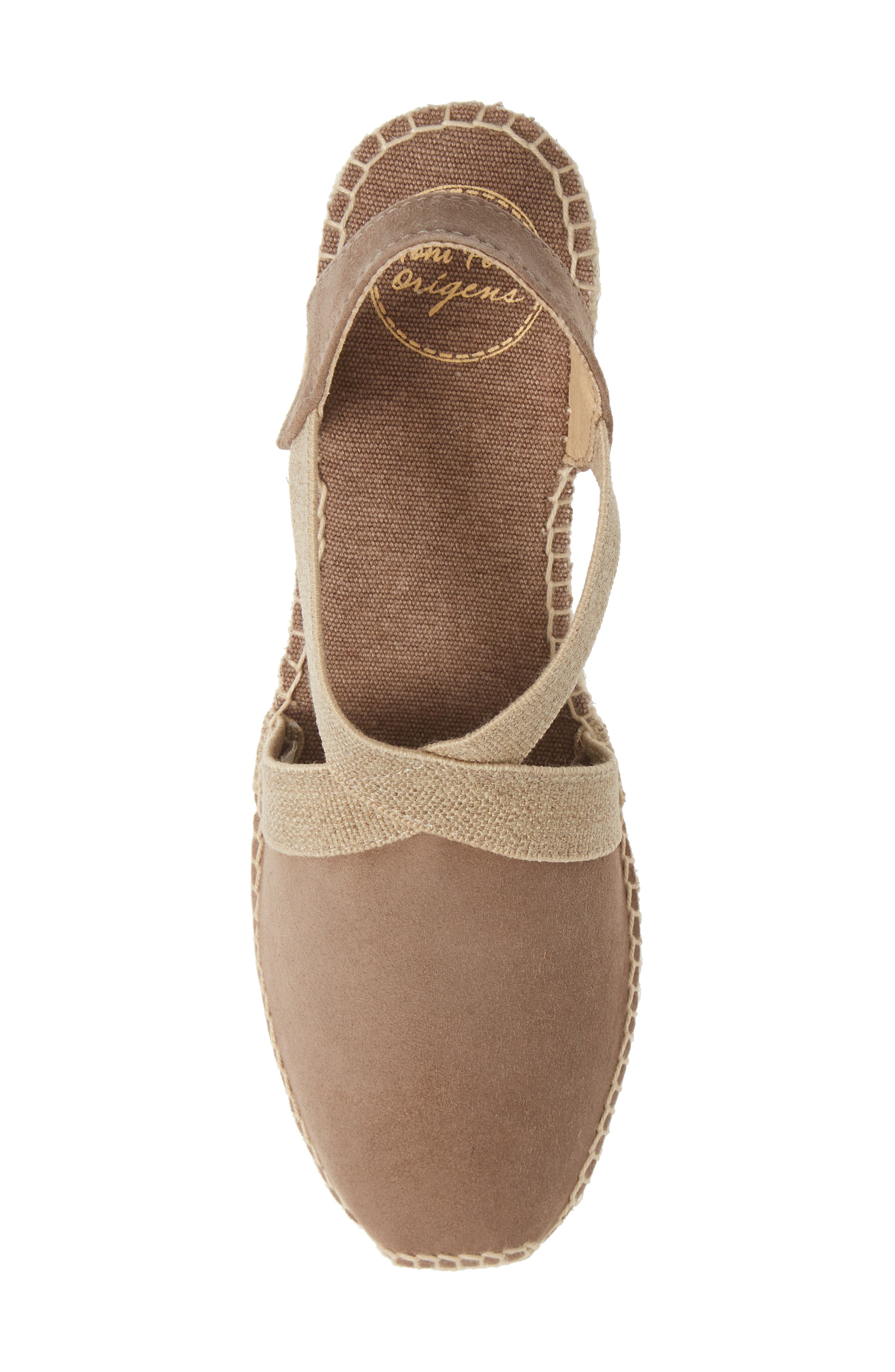 Toni Pons 'Tona' Espadrille Wedge, Alternate, color, Taupe Fabric