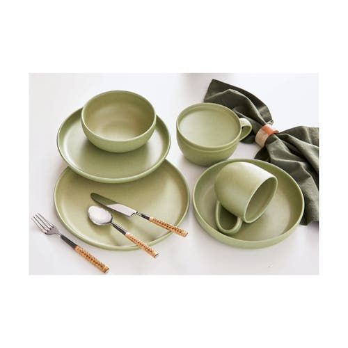 Tag Logan Stoneware Dinner Serving Bowl Dishwasher Safe Sage In Green
