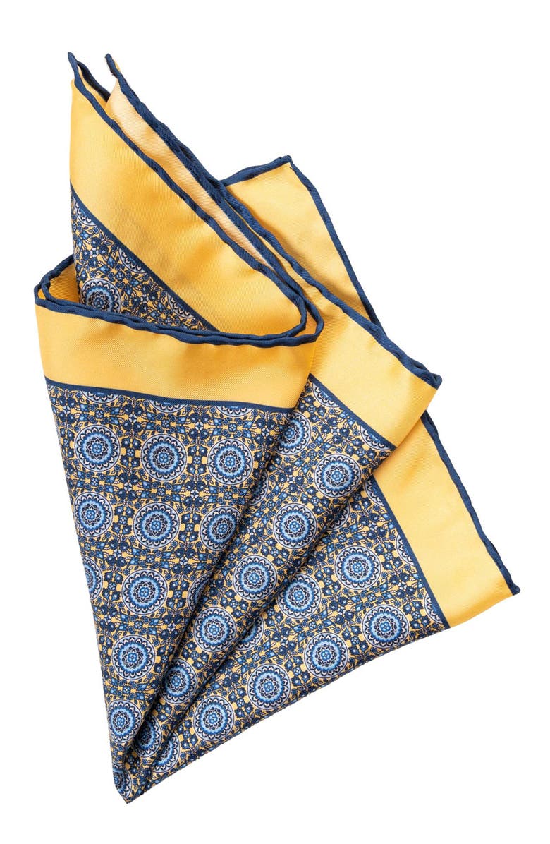 Elizabetta Fiastra - Silk Pocket Square for Men, Alternate, color, 
